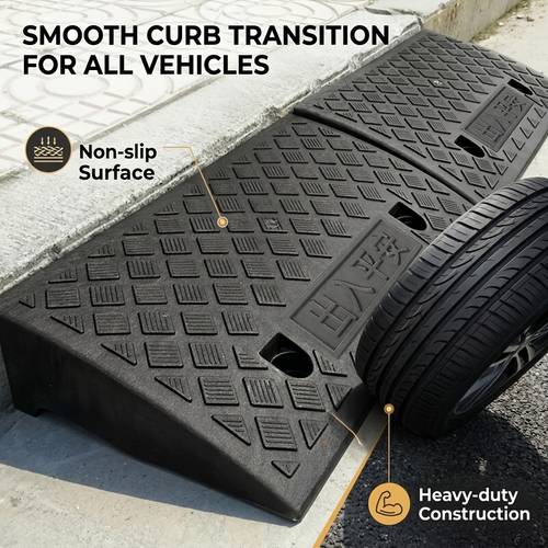 2pcs heavy duty portable s 50x27x9cm off road motorcycle for doorways wheelchairs bicycles stairs sidewalk car scooter bike ramps