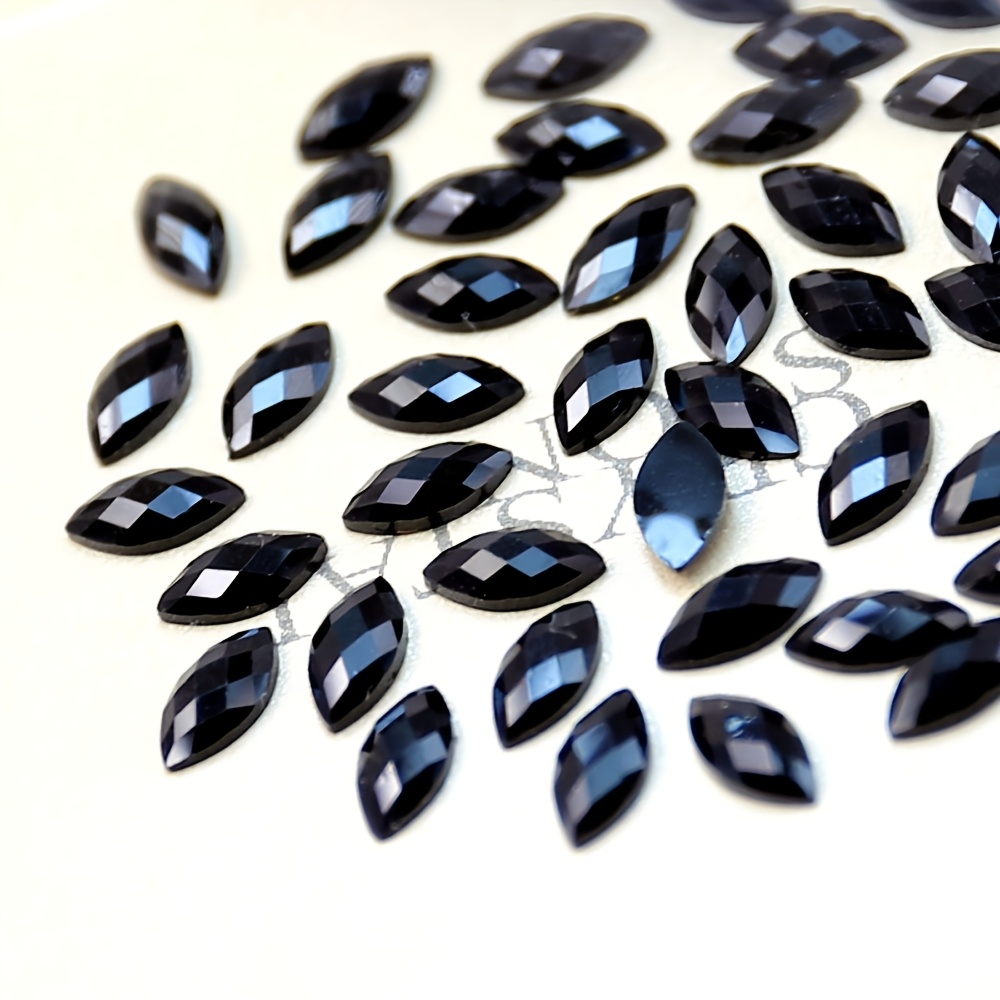 Image of 100pcs Horse Eyes 5mm*10mm Non Hot Fix Rhinestone Flatback Strass Glitters Nail Diamond For Garment
