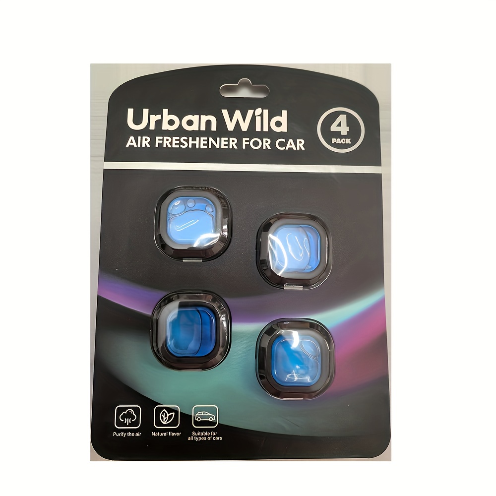 TEMU 4 Pack Car Air Freshener, Car Air Vent Freshener, Car Long-lasting Fragrance, Powerful Odor Eliminator