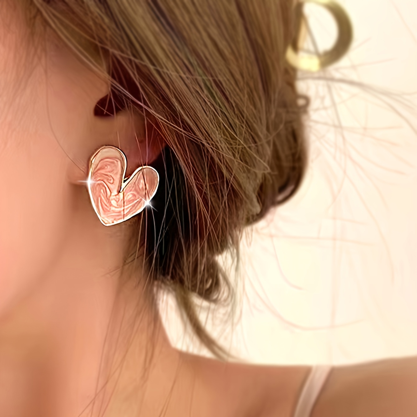 

Hot Selling Women's Earrings 1 Pair Of Small Personality Drip Valentine's Day Gift Earrings