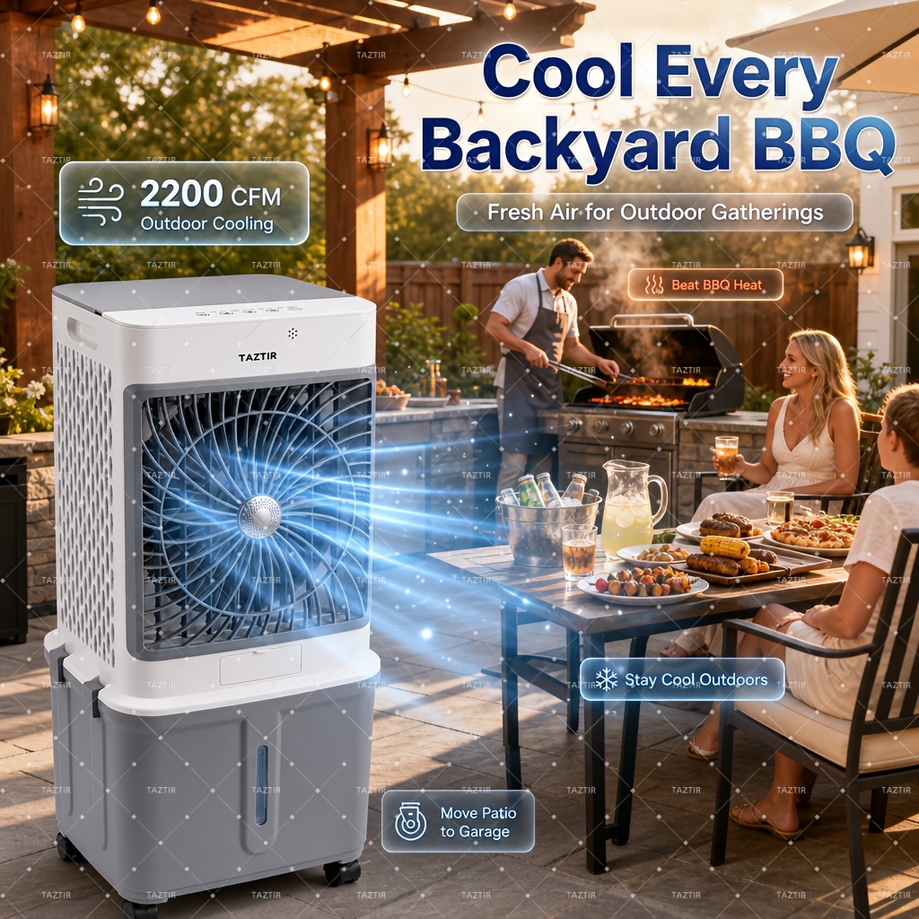 TAZTIR 2200 CFM Portable Air Cooler, Portable Air Conditioner Fan... product image 3
