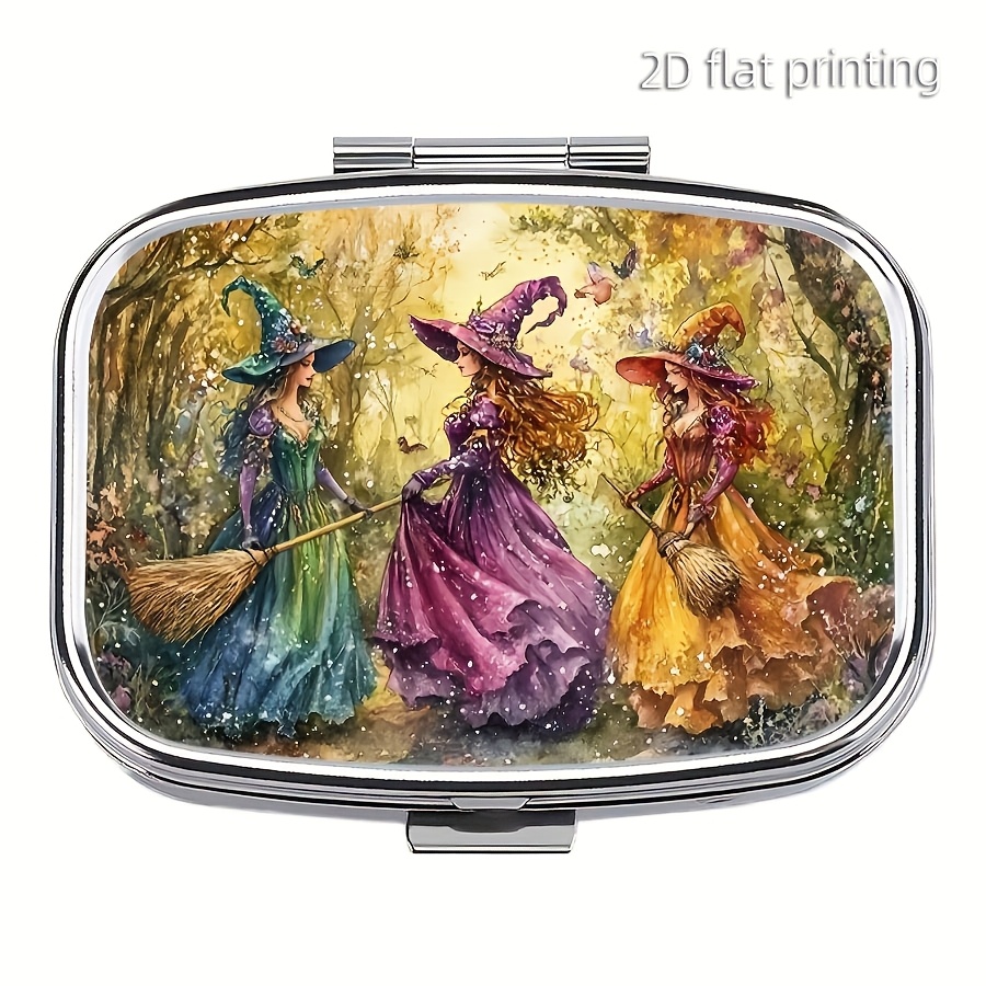 Image of 1pc Pill Box, Portable Travel Pill Box, Compact And Cute, Fits In , Medicine And Vitamin Organizer