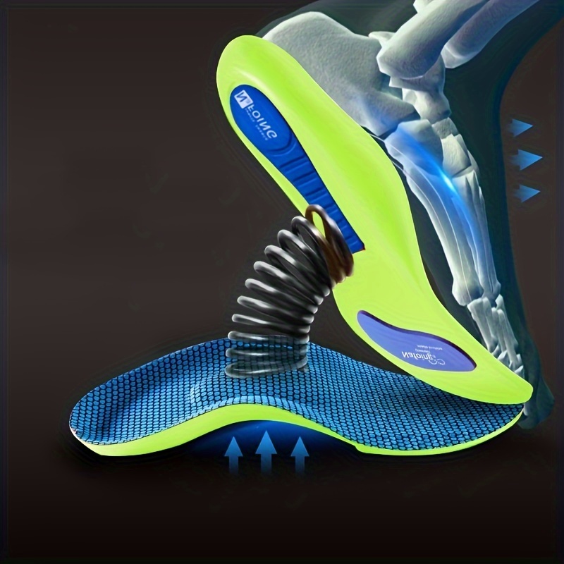 Sports Elasticity Insoles for Shoes Sole Shock Absorption Breathable Running Insoles for Feet insoles