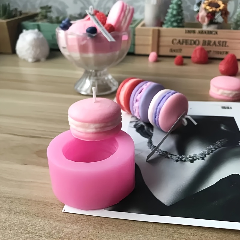 

Moule en Silicone pour Bougie en de Macaron