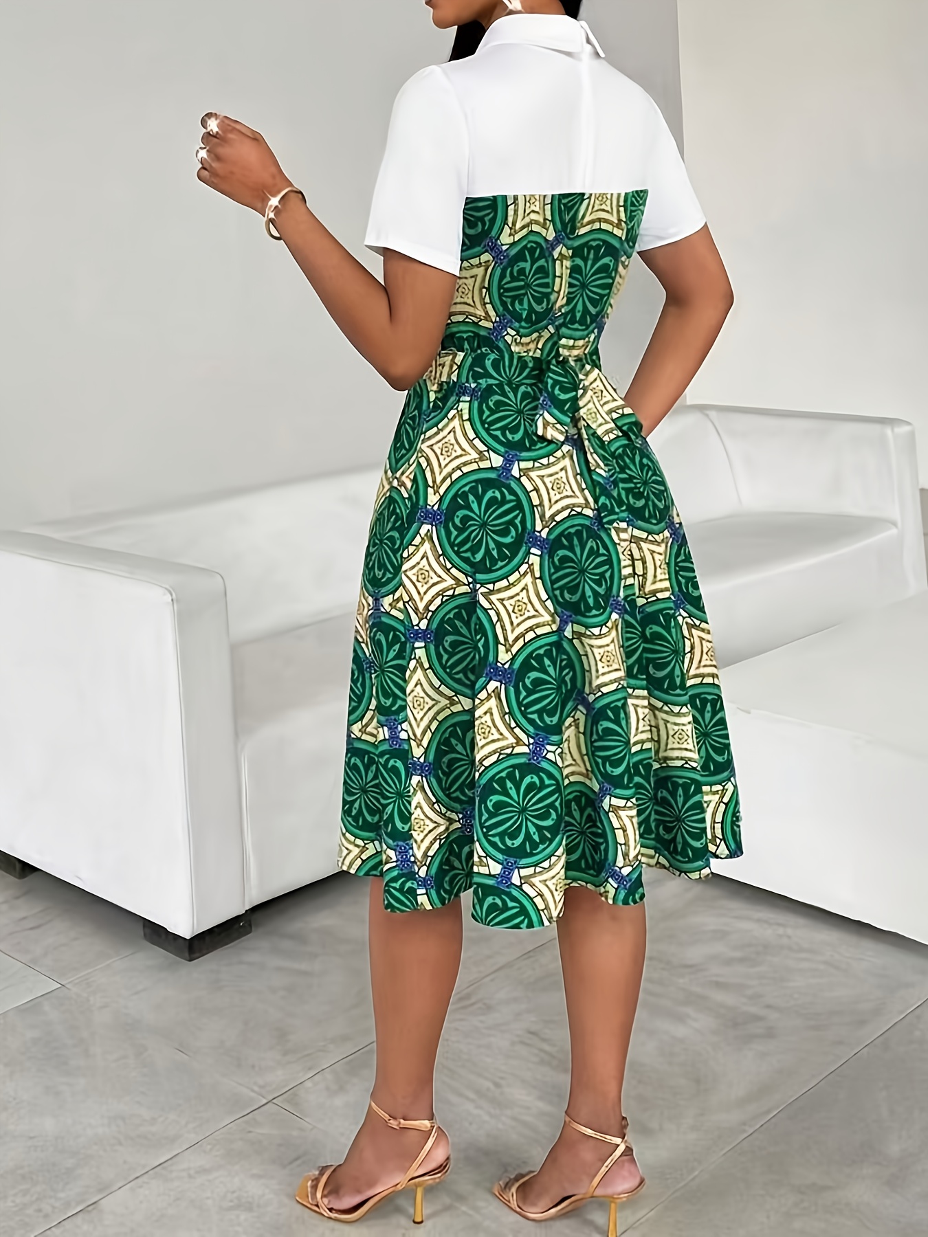 women dress short Essential Dress With Built-In Shorts - Black