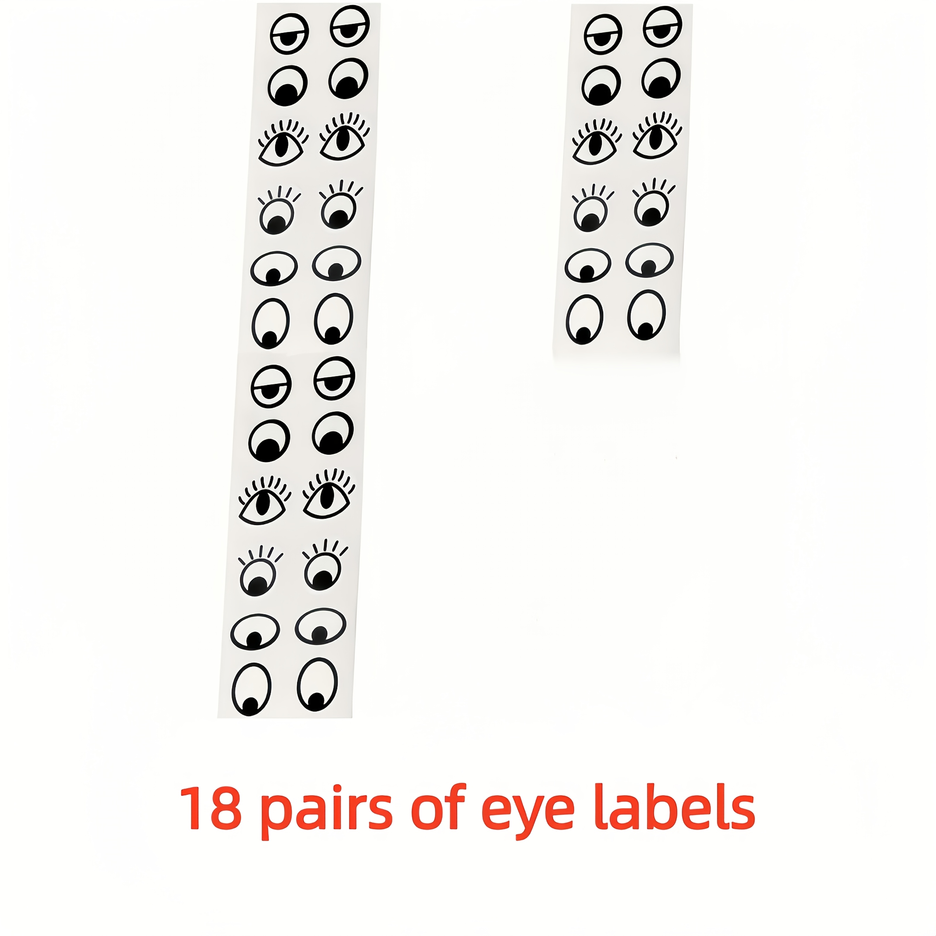 Eye Sticker Labels, Self-adhesive Eye Stickers, Suitable For Handmade Art And Crafts And Home Easter Decoration Halloween, Thanksgiving, Christmas, , Easter New Year Ornaments