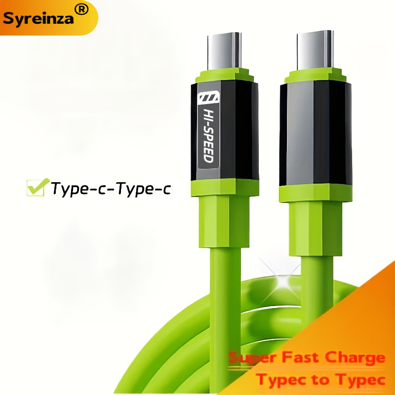 Pd 120w Super Charging For S24 S23 Usb C To Usb Type C Cable For Iphone 15 Plus Pro Max Xiaomi 11 4.0 Charging