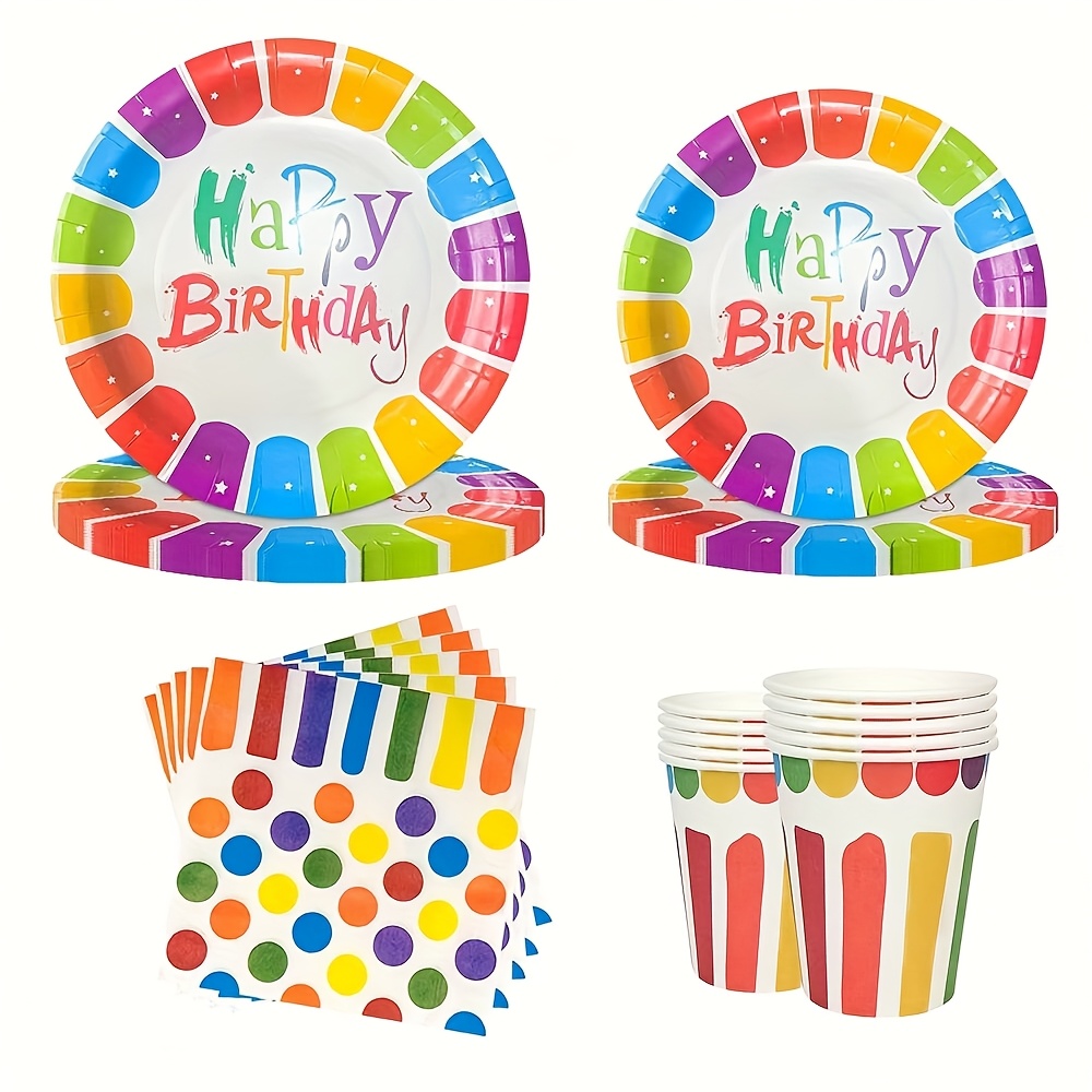 Regenbogen-Partytüten Mit Griff – 24 Stück Für Jede Feier