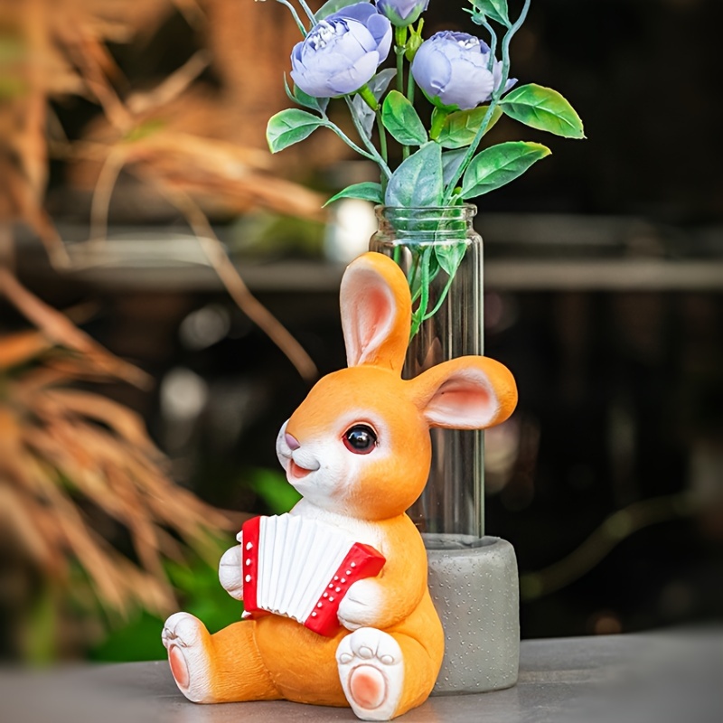 Rabbit Figures, 16 Pcs Lovely Bunny Figurines Playset, Rabbit Character  Set, Cake Topper Decoration, Miniature Garden Animal Decoration Gift For  Kids