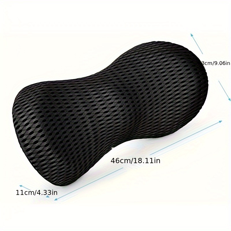 1pc lumbar pillow for low back support   100 polyester cover   car seats office chairs leisure chairs and beds Product details 1