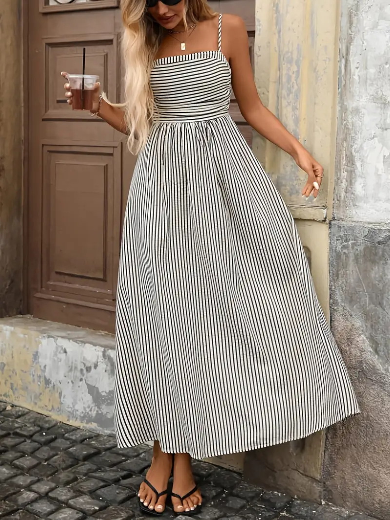 long camisole for dress Summer V-Neck Sleeveless Camisole Dress Women