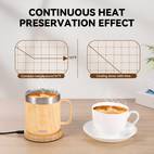 usb powered coffee heater and mug set with 10 hour auto off stainless steel ideal for office use no battery required christmas halloween thanksgiving coffee bar accessories travel mug with lid and handle travel mug with spout travel mug spout mug with lid mug warmer tea heater tea warmer cup heater tea little heater mug heater tea heater for brewing jug with heater on candle tea accessory tea pot base tea small heater