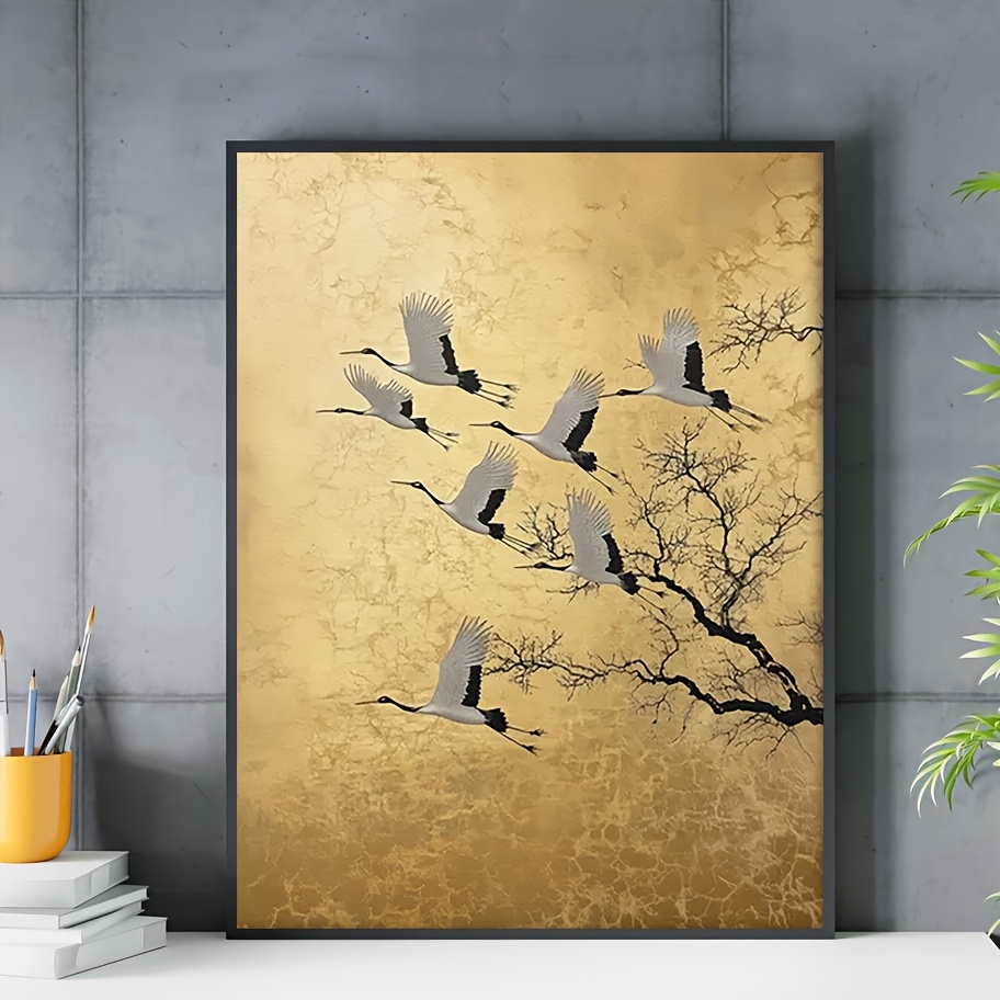 

1pc Japanese Canvas Art Print, 12x16 Traditional Japanese Decor, For , , , Bathroom, ,