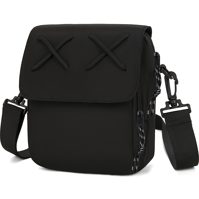 E-shop Unisex Umhängetasche für Damen Herren, lässiger sportlicher kleiner Ein-Schulter-Rucksack im Ins-Stil, Freizeittasche im japanischen
