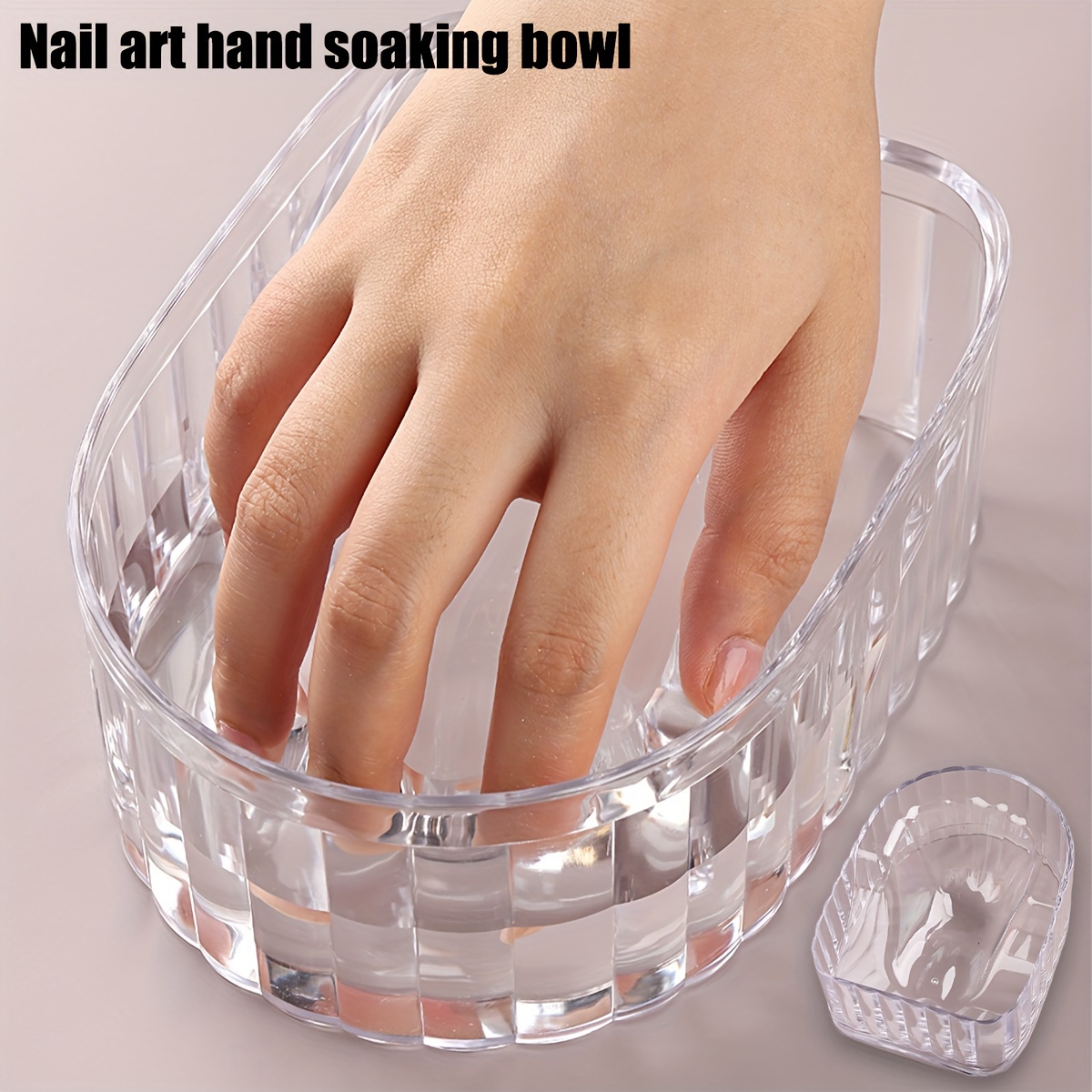 

Nail Art Hand Soaking Bowl: No Fragrance, Tool & Accessories For Foot, Hand & Nail Care