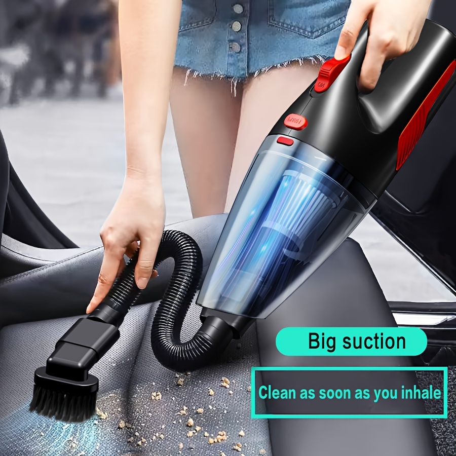 

Powerful 5500pa Dual-use Car And Home Vacuum Cleaner - Usb Rechargeable, Wireless, Handheld With Crevice Tool For Of Hard-to-reach Areas, Car Interior Cleaner | Transparent Dust Cup | Powerful Suction