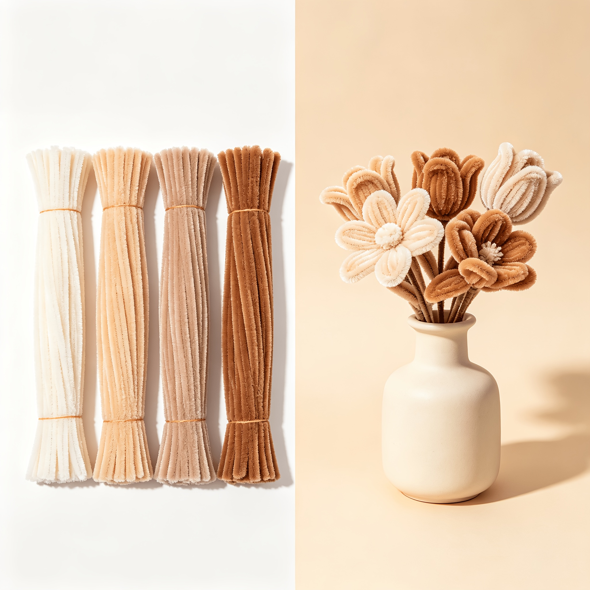 TEMU 200 pezzi di riutilizzabili pieghevoli per sciogliere , di peluche, 4 colori da 50 pezzi ciascuno, forniture artistiche creative fatte a per di