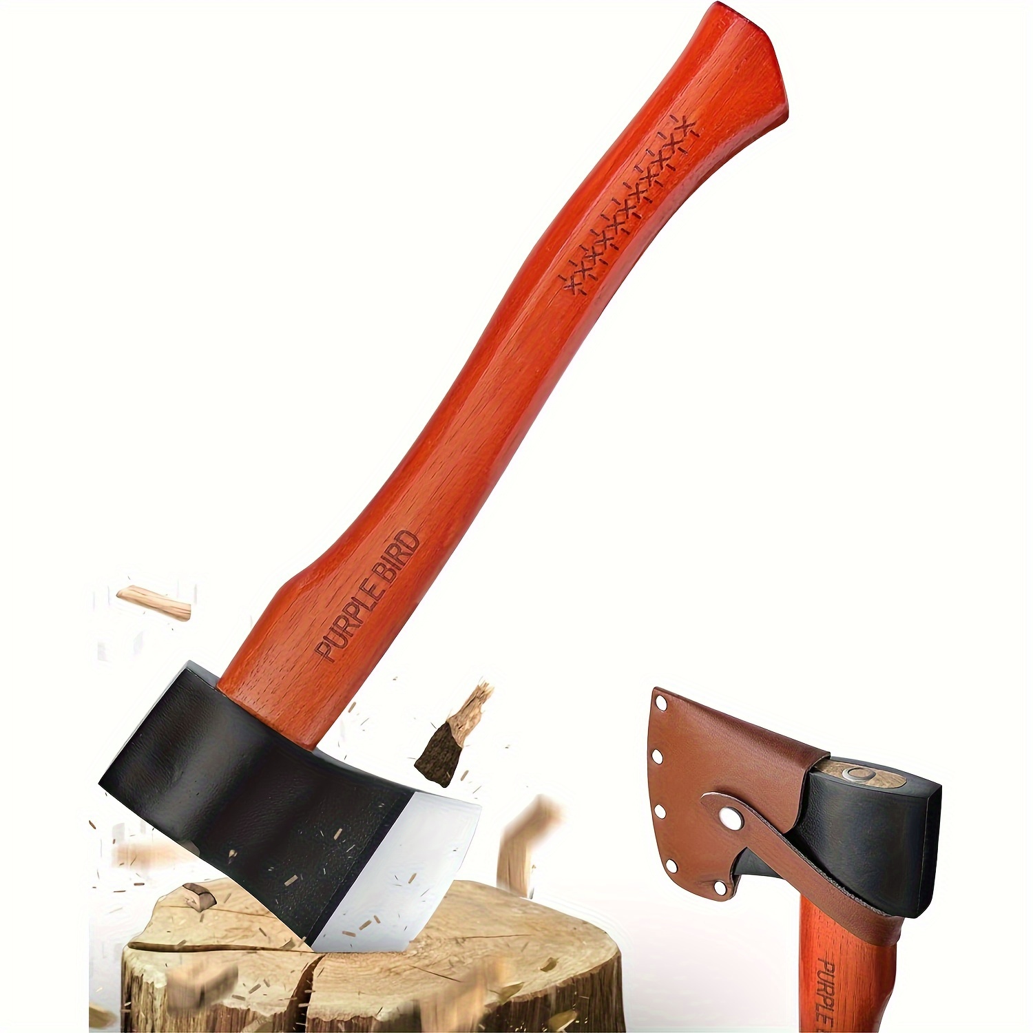 

Hatchet Axe 15', Wood Chopping Splitting Axe, Camping Axe With Steath, Bushcraft Hatchet Outdoor, Hand Axe For Tree Cutting, Hatchet Axe For Camping Gardening Hiking