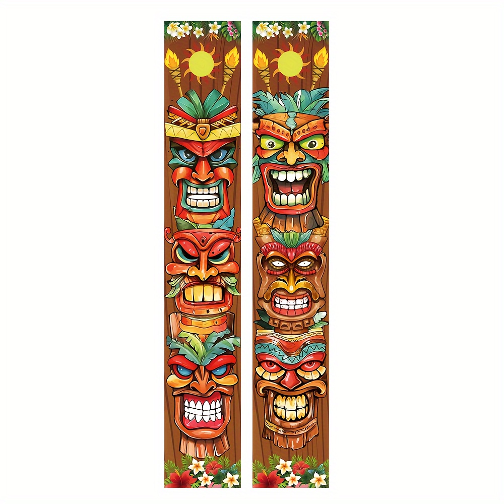 商品名】180cm x 30cm / 70.8インチ x 11.8インチ ティキトーテム