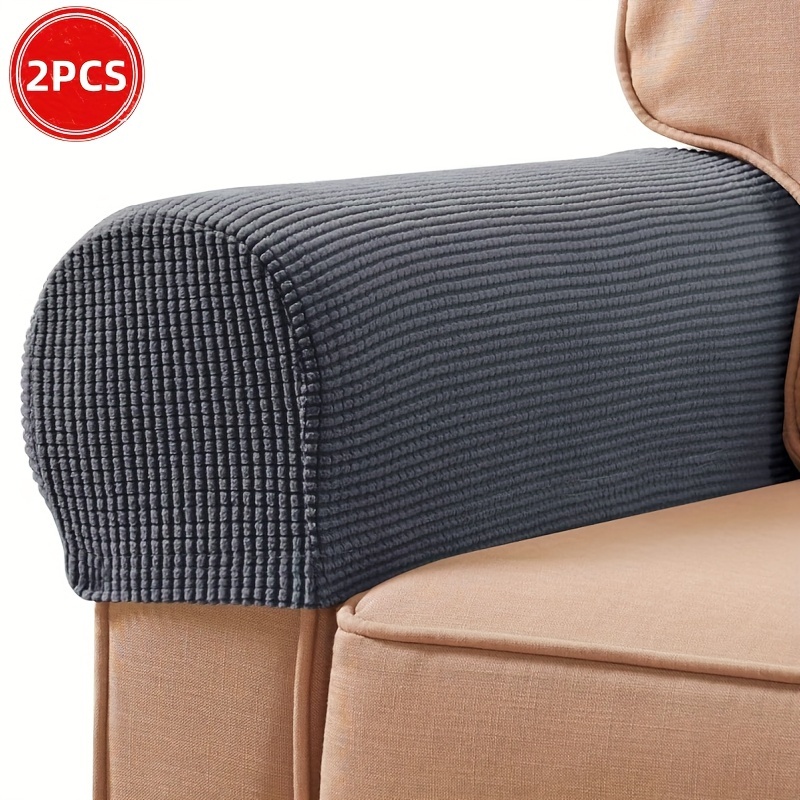 2pcs/set Stretch Armrest Covers Spandex Arm Covers For Chairs Couch Sofa Armchair Slipcovers For Recliner Sofa