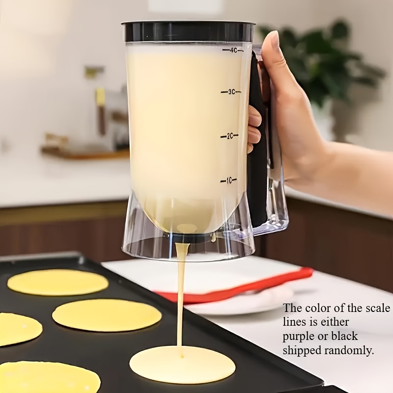 Batter Separator Handheld Measuring Cup, Suitable For Baking And Projects, Use, For Valentine's And Thanksgiving, Baking Tools, Holiday Baking, Portable Separator, , Plastic, Batter Scoop
