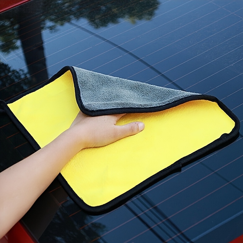 1/5/10pcs Extra Soft Car Wash Microfiber Towel, Car Cleaning Drying Cloth Car Care Cloth Detailing Car Wash Towel Never Scrat