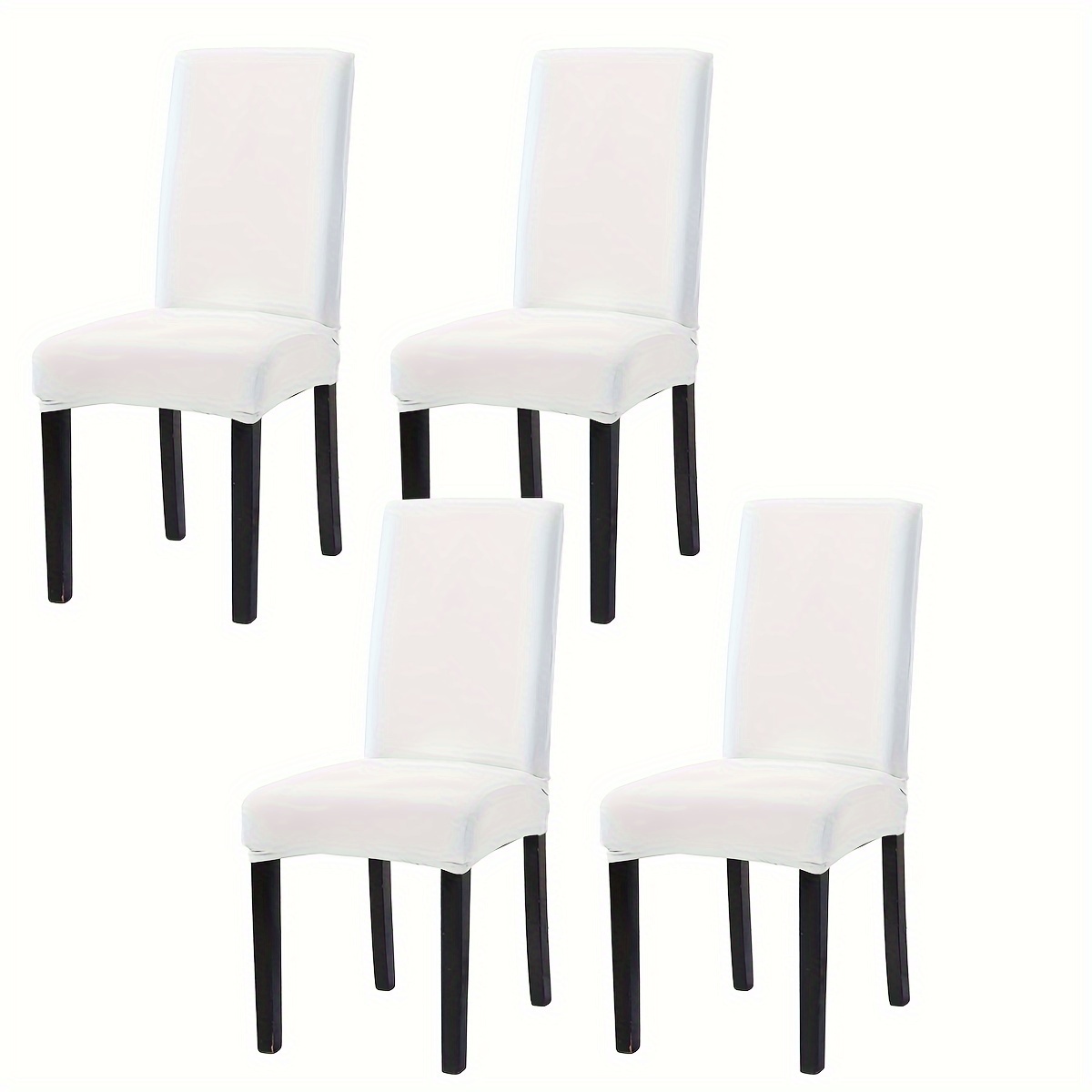 4/6pcs Stretch Chair Covers For Modern Minimalist Dining And Living Room, And Cat Claw Resistant