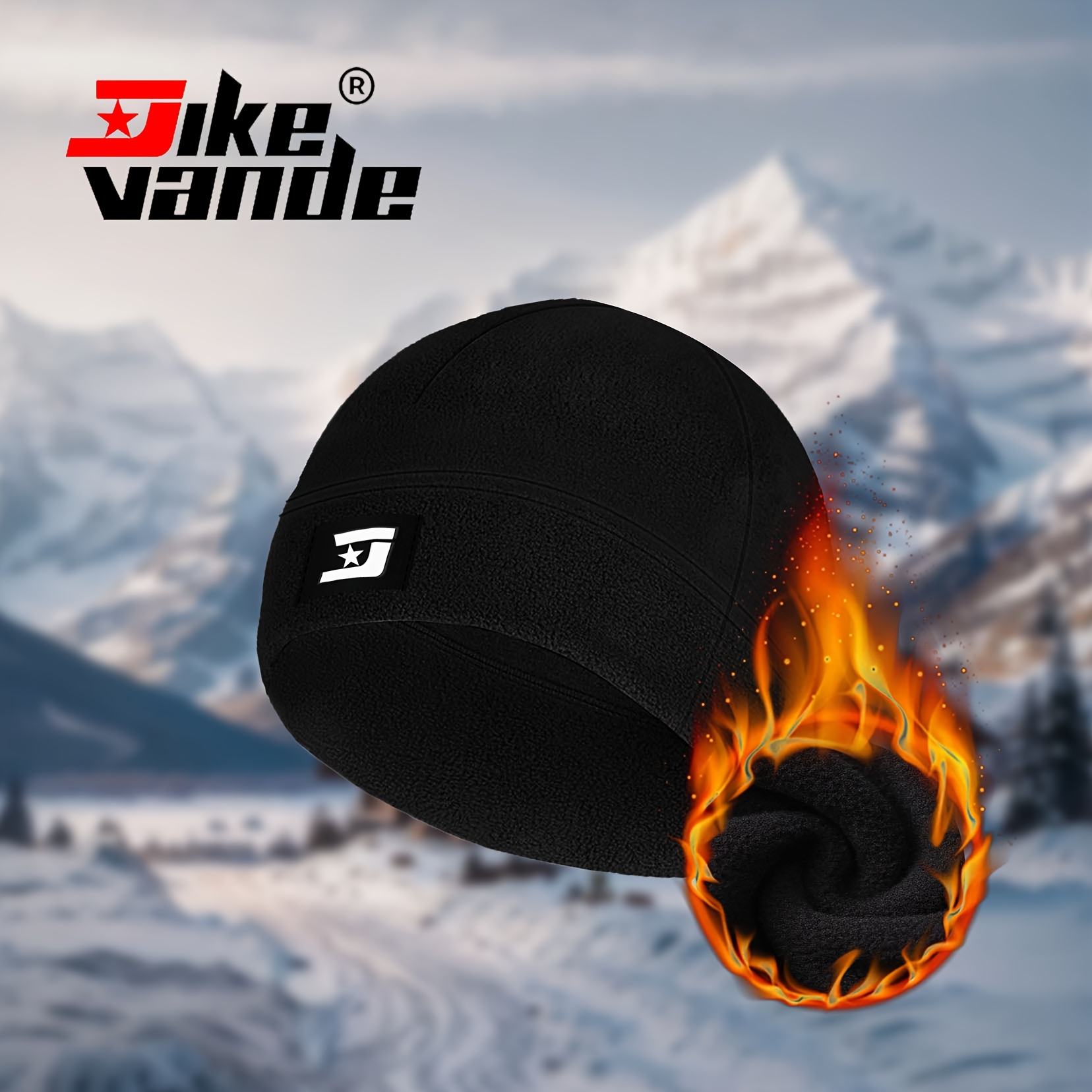 TEMU Vande Men's & Women's Skull Beanie Hat - Winter Warm Knit Skull-shaped Headwear, Medium-elastic Round Top Casual Unisex Skull Caps For Cold