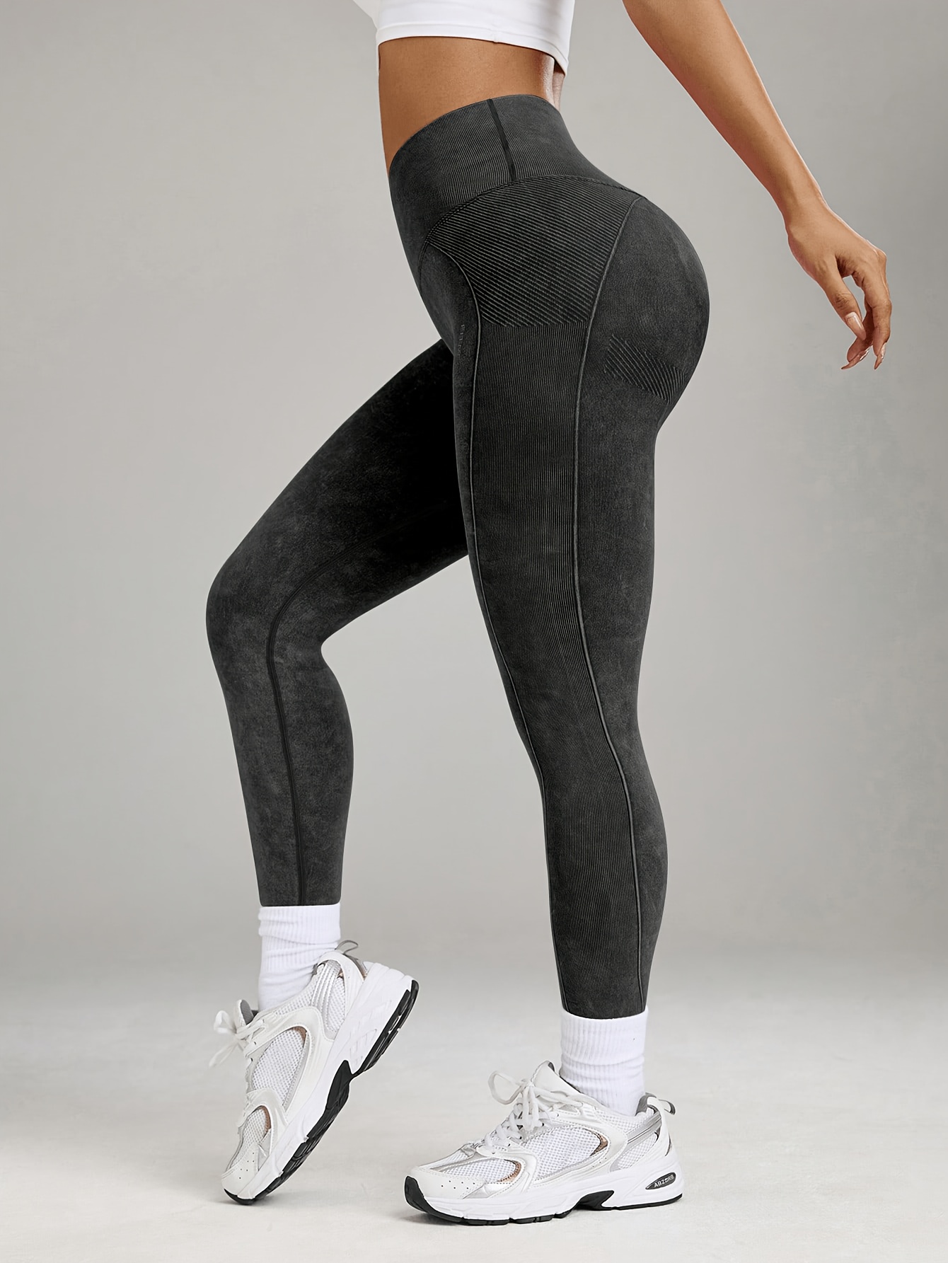 Pantalones de Yoga Casuales de Cintura Cruzada y Alta Elasticidad, Pantalones Deportivos para Interior y Exterior