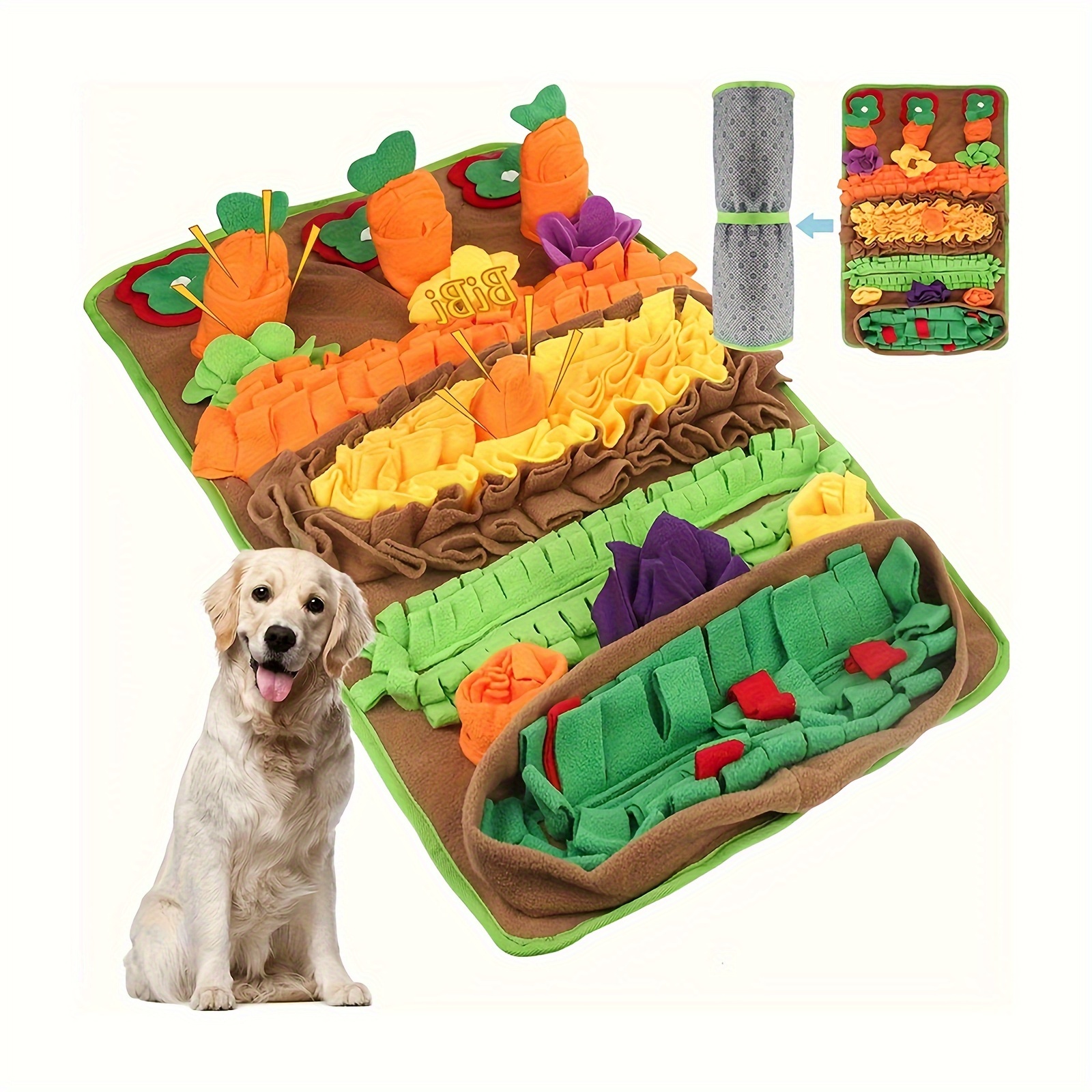 

1pc Large Breed, Mat For Dogs Slow Eating And Treats , Enrichment Digging Toys For Dogs Mental Stimulation & Encourages Natural Foraging Skills