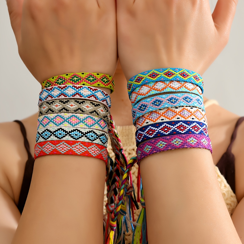 E-shop Böhmische Freundschaftsarmband 12 Stück Geschenk für Freunde, Partnerarmband, für Teenager, für Teenager