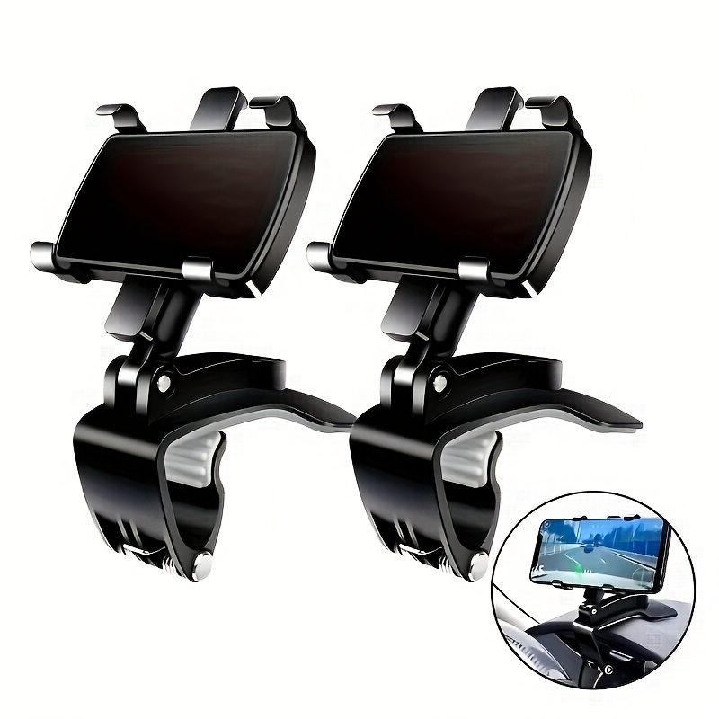 1/2pcs Universal Car Phone Holder, 360 ° Rotatable Dashboard Holder,, Wall Mounted, Adjustable Circular Car Phone Holder Suitable For Iphone, , Google, , Compatible With 4 -inch Smartphones
