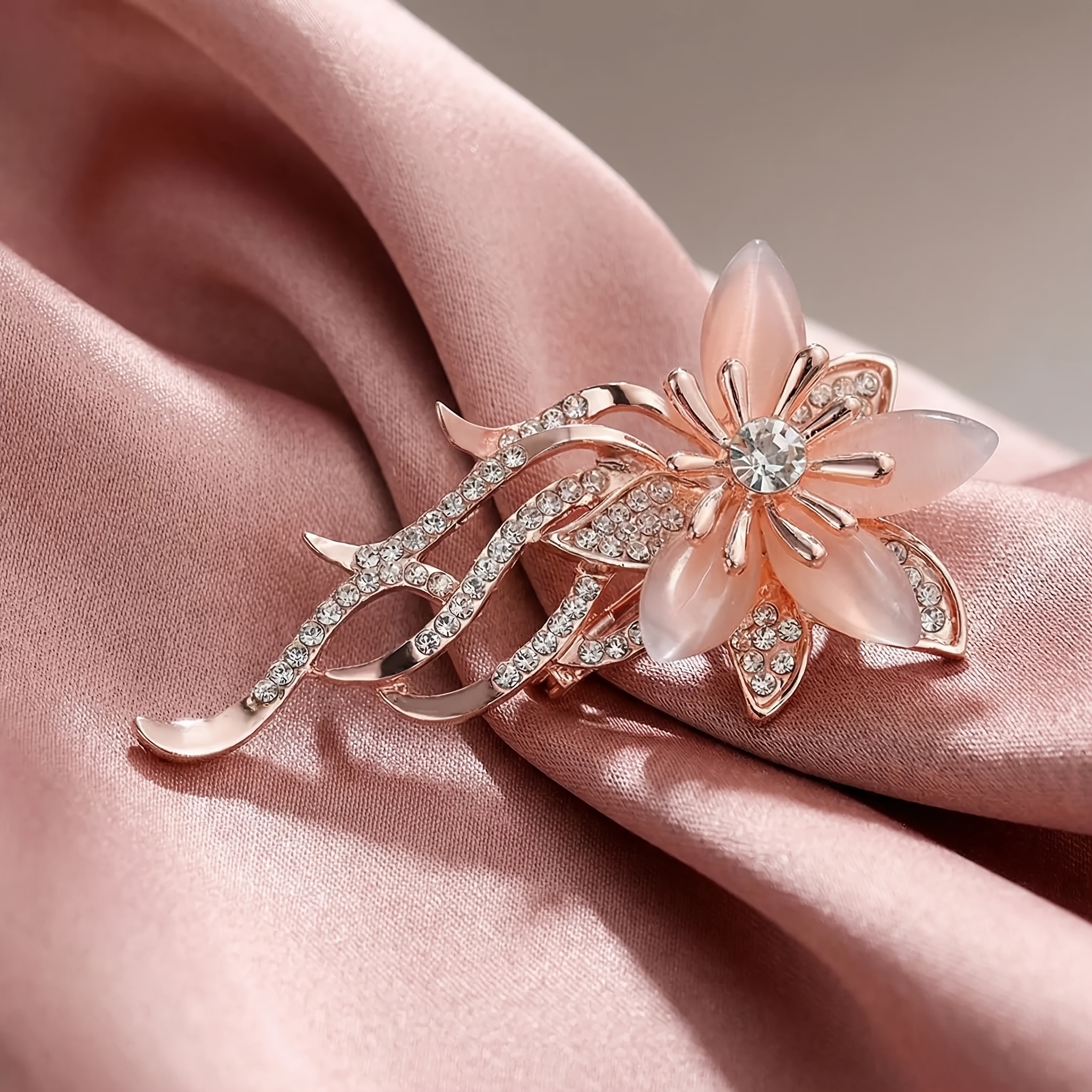 * * Orchid Women's Brooch Is Perfect for Scarves, Jackets, and Dresses