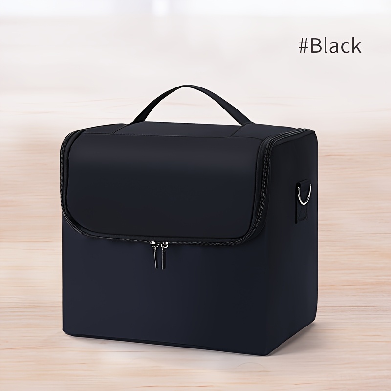 E-shop 4-Fach Professioneller Make-up-Organizer mit großem Fassungsvermögen – Robuste Nylon-Kosmetikbox für Nagellack, Maniküre-Werkzeuge & Zubehör,