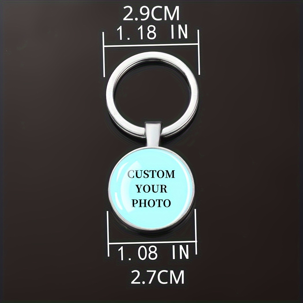 Create Your Own Unique Keychain with Photo Enclosed