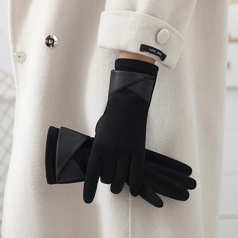 TEMU Nuevas Guantes Cálidos de Mujer para Otoño e Invierno, con Tela de Terciopelo Gruesa Anti-Frío y Pantalla Táctil