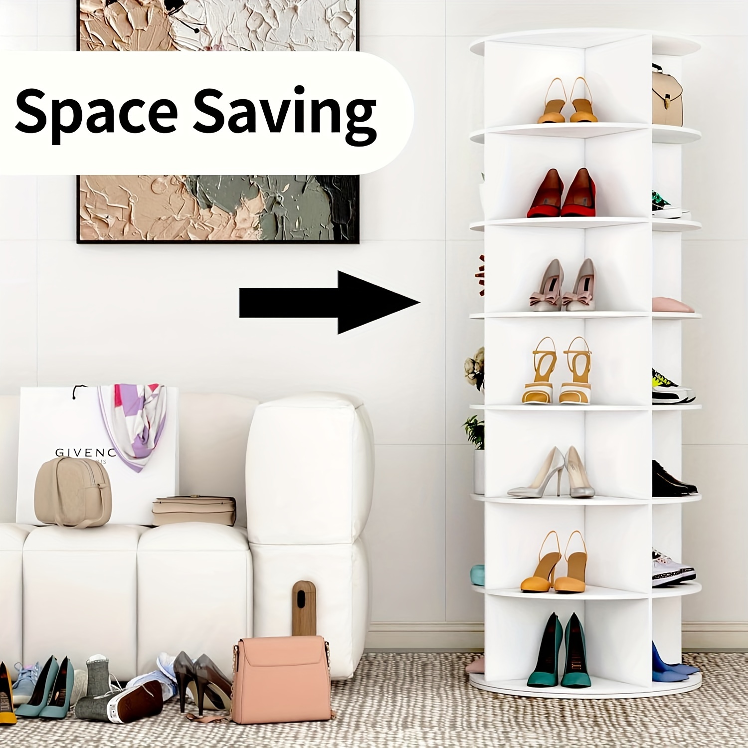 Lot De 36 Emplacements à Chaussures – Organiseur De Chaussures économiseur D 'espace De 50 %, Empileurs De Chaussures Réglables Et épais Pour Une Paire De Chaussures, Support De Rangement à Chaussures