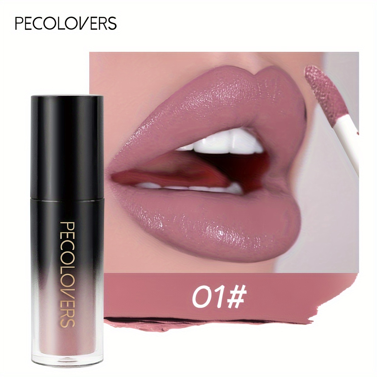 Image of Matte Long-lasting Lipstick Lip Gloss Makeup Waterproof Velvet Cup Lip Tint Sexy Nude Liquid Lip Stick