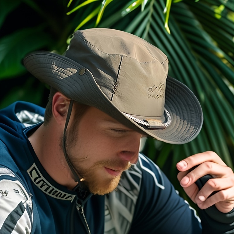 Wide Brim Sun Hats Waterproof Breathable Hat Fishing Hiking - Temu
