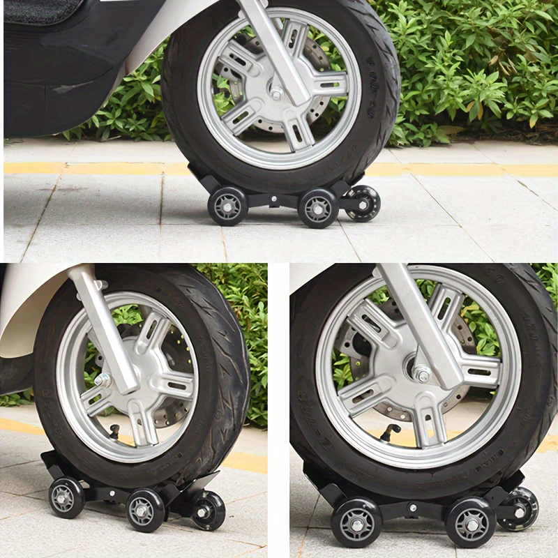 

Heavy-duty Iron Motorcycle Tire & Tool - Emergency E-bike And Atv Tire Changing Aid With Rubber-tipped Wheels For Easy Vehicle Recovery, Ebike Repair Tool| Design|