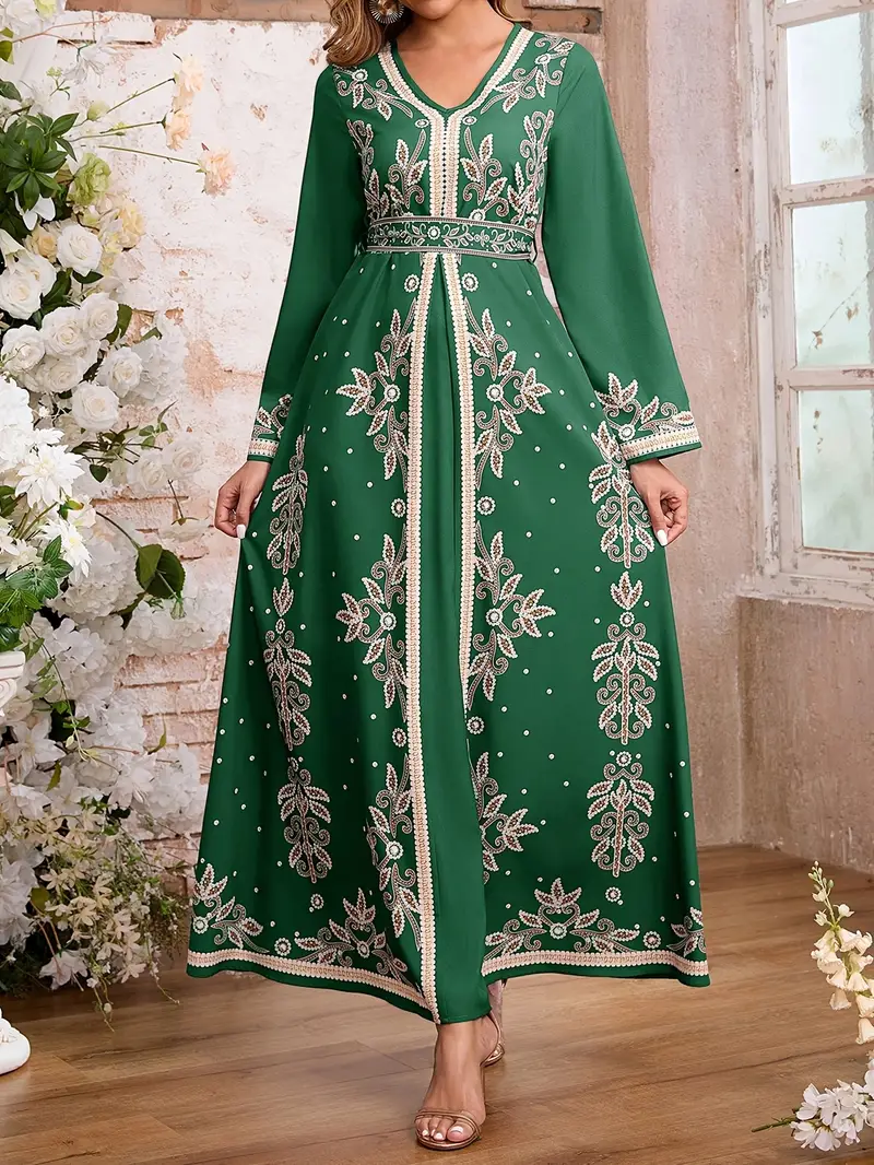 a long evening gown women featuring a muslim robe - Temu Bahrain a long evening gown women featuring a muslim robe - Temu Bahrain