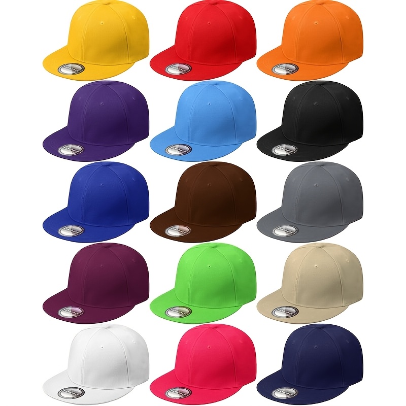 durable mens baseball cap in hip hop fashion adjustable snapback cap with a flat  