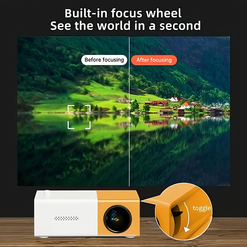 

Mini Hd Home Theater Essential - Hd Wireless Intelligent Projector