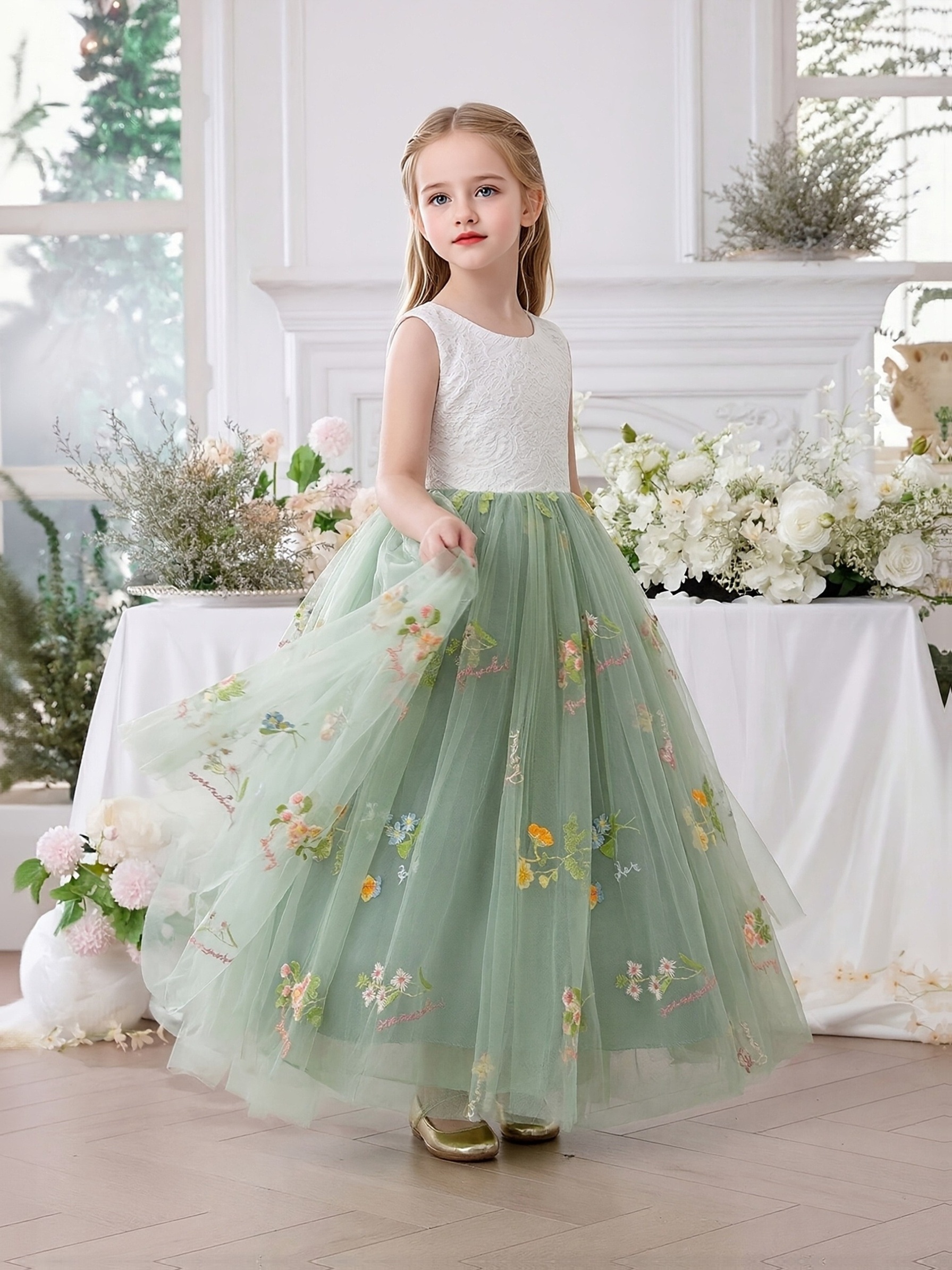 strapless open back dress WEDTREND Women Princess Prom Dress Light Green Spaghetti Straps Tulle Long  Party Dress with Ruffles – Wedtrend UK