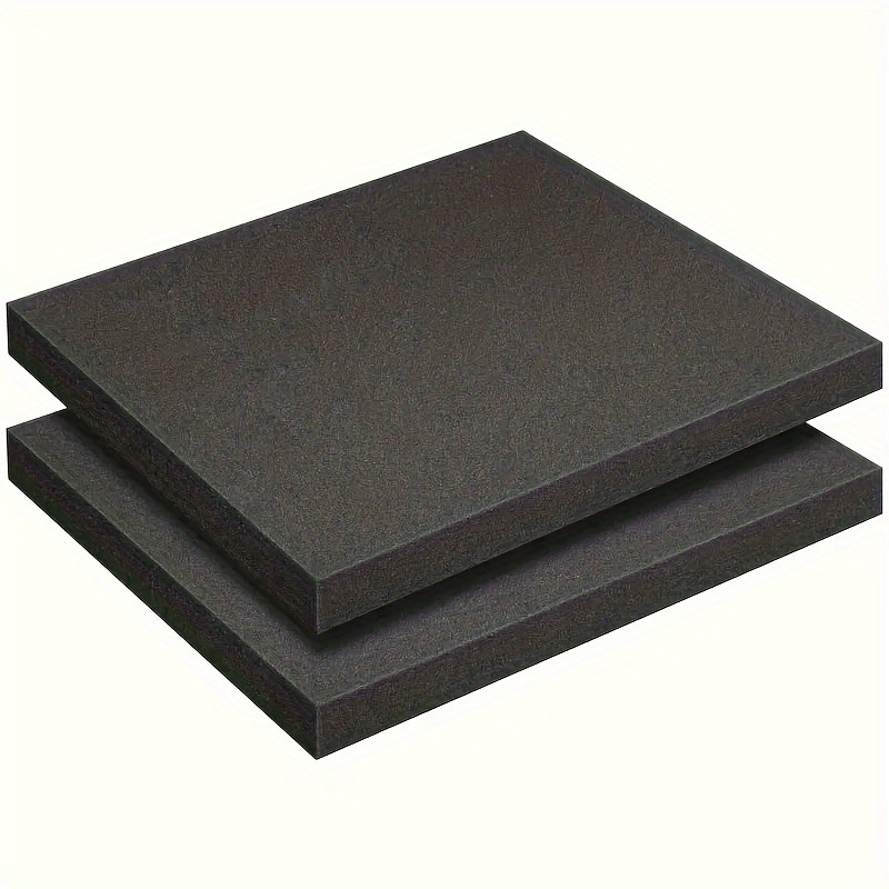 

Black Foam Sheets For Crafts - 2 Pack Craft Foam Blocks, Multi-purpose & Easy To Shape, Ideal For Diy Projects