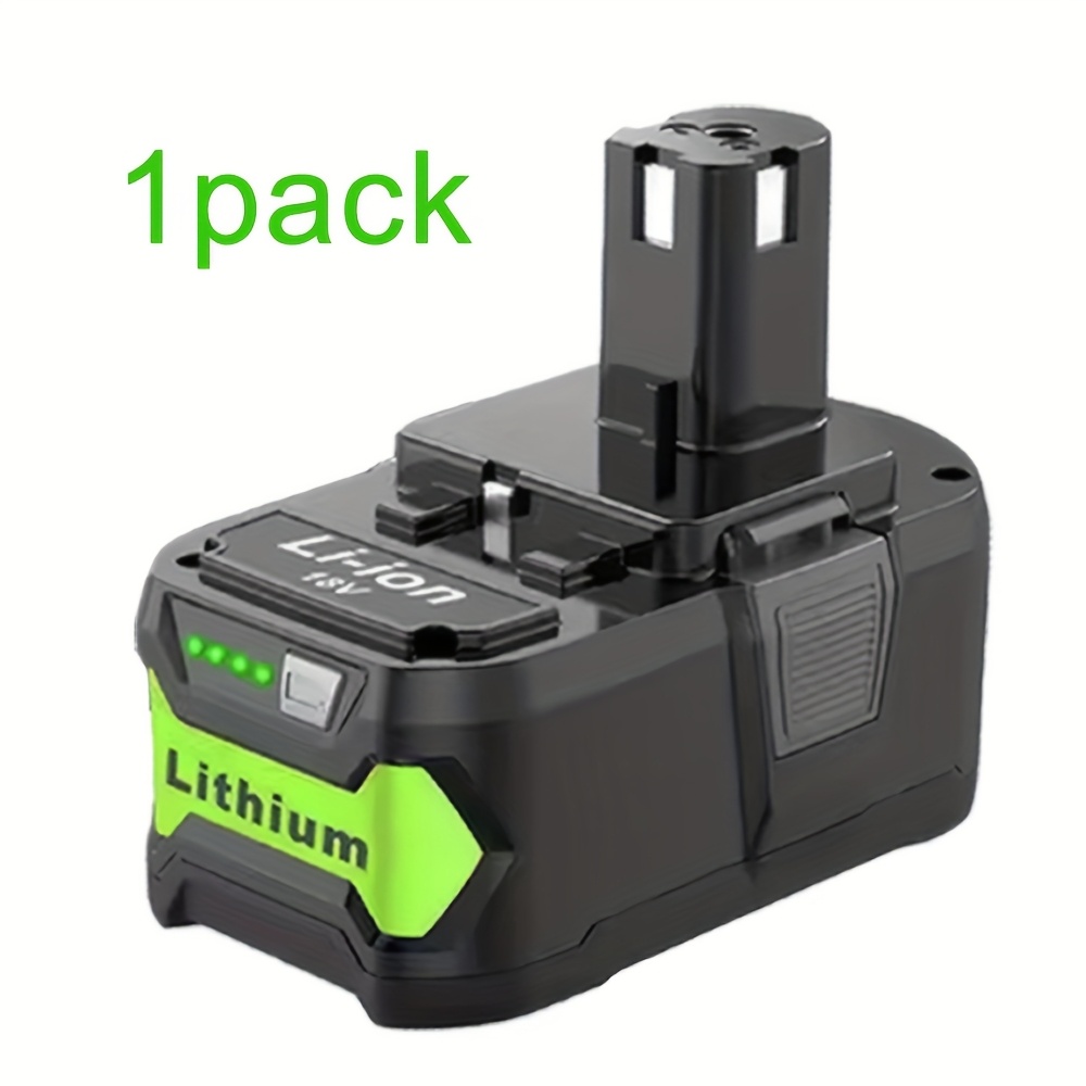 TEMU Batterie de remplacement P108 pour Ryobi 18 volts ONE Plus 8000mAh, batteries haute capacité remplaçant les batteries Ryobi 18V , , P104, P105,