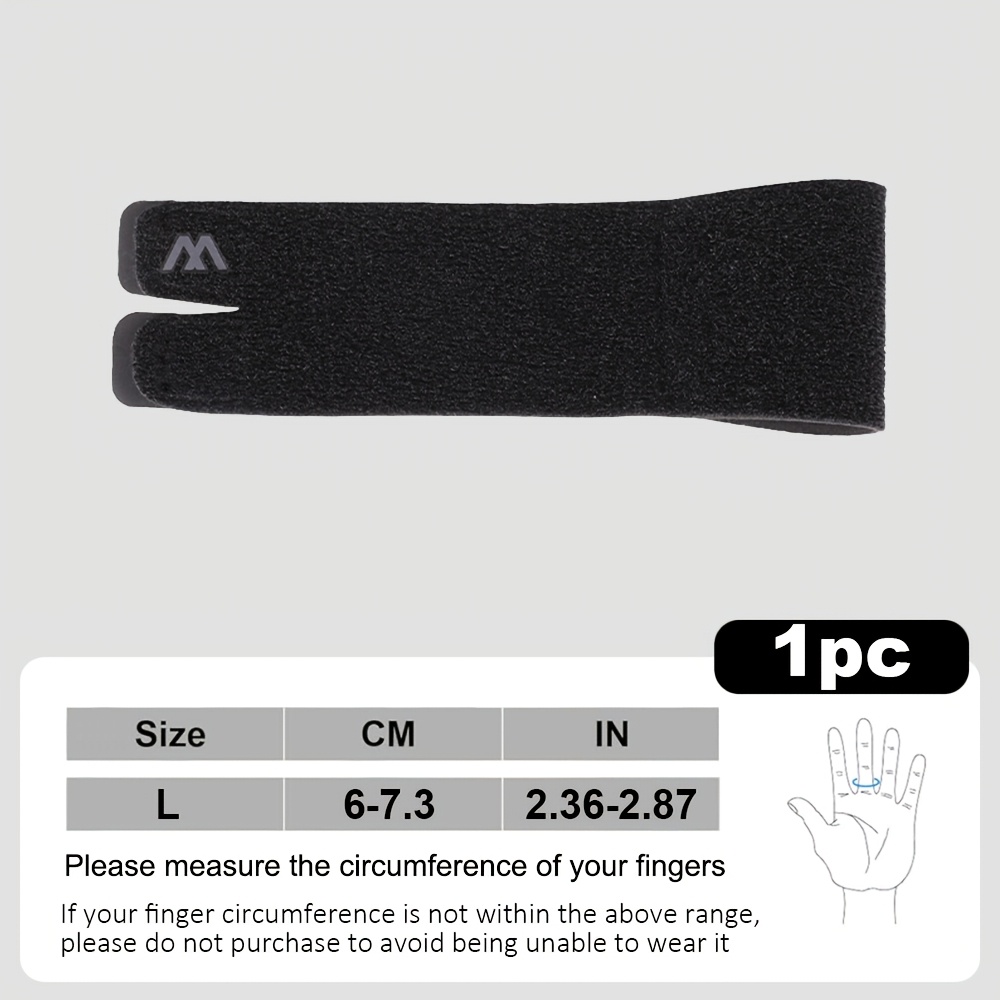1 Adjustable Finger Compression Sleeve, Finger Support Sleeve, Elastic Breathable Band Wrapped Finger Sleeve, Finger Support, Used For Volleyball, Basketball, Tennis, And Baseball