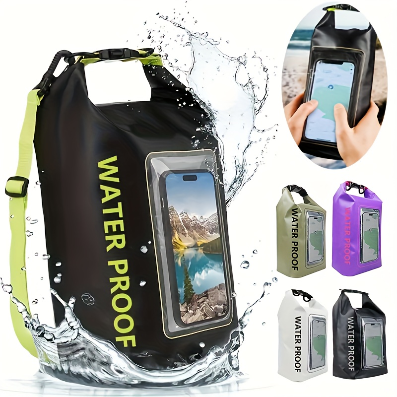 

Waterproof Dry Bag 5l, Swimming Diving Rafting Gear, Outdoor Beach & Pool Surfing Crossbody Bag, Sports Kayaking Travel Accessory