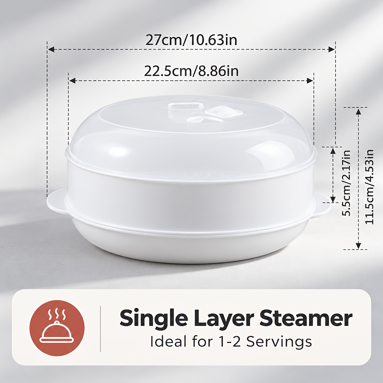 TEMU Panier vapeur pour micro-ondes, Micro-ondes de cuisine, Ustensile de cuisson vapeur pour micro-ondes pour légumes, riz et poisson