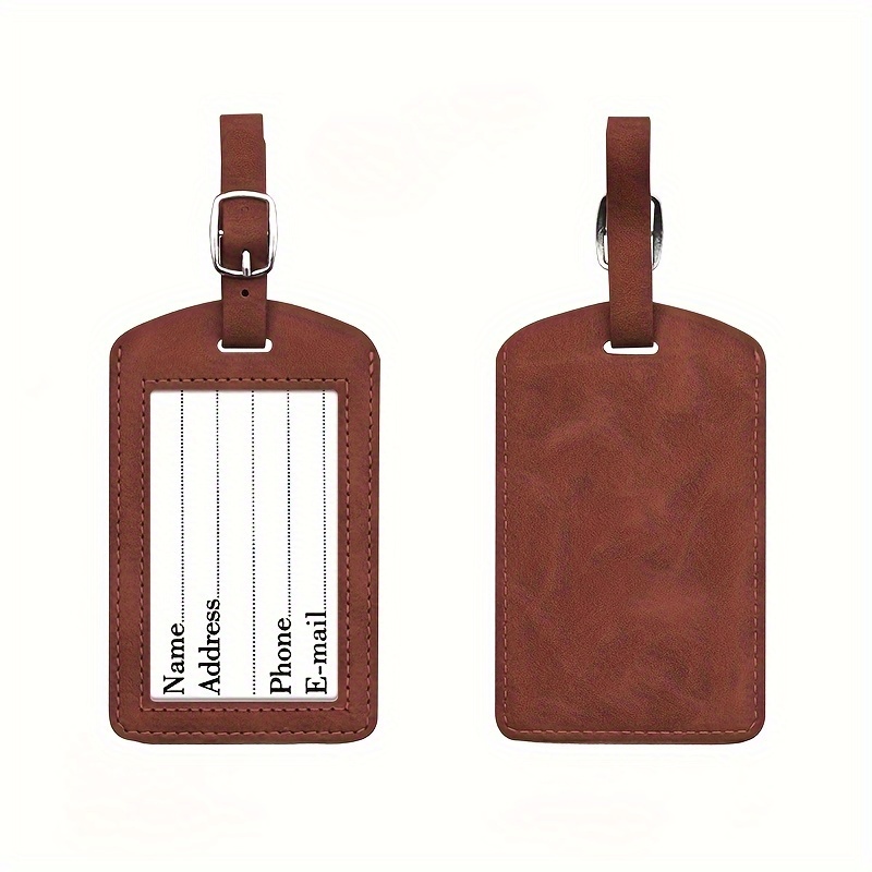 TEMU Luggage Tag Travel Box Hanging Tag Boarding Identification Tag Hotel Luggage Storage Tag